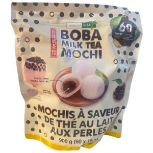 Tropical Fields Boba Milk Tea Mochi (60 packs x 15g)