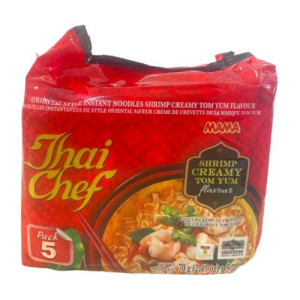 Thai Chef Instant Noodles Shrimp Flavour 70g x 5 packs