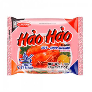 Hao Hao Instant Noodles Sour-Hot Shrimp 75g